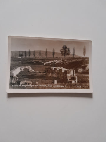 AK Römische Ausgrabungen bei Petronell. Amphitheater 1.