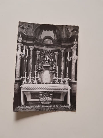 AK Maria Lanzendorf. Wallfahrtskirche Gnadenaltar. (1966)