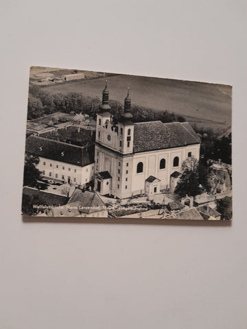 AK Fliegeraufnahme Wallfahrtskirche Maria Lanzendorf.