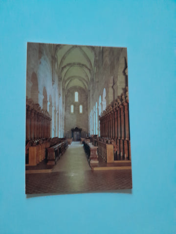 AK Cistercienser-Abtei Heiligenkreuz. Stiftskirche Romanisches Langhaus.