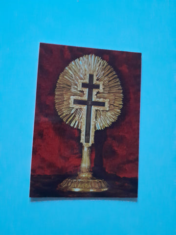 AK Cistercienser-Abtei Heiligenkreuz. Die große Kreuzreliquie.
