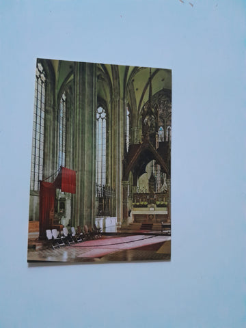 AK Cistercienser-Abtei Heiligenkreuz. Stiftskirche Hochaltar.