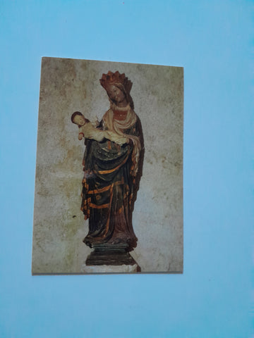 AK Stift Heiligenkreuz. Madonna mit Jesuskind, Steinguß.