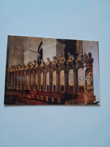 AK Cistercienser-Abtei Heiligenkreuz. Stiftskirche Chorgestühl von Giuliani.