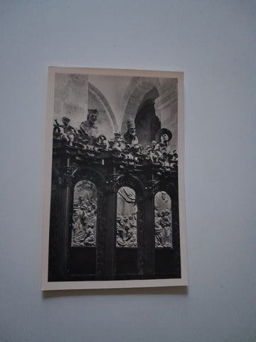 AK Heiligenkreuz Stiftskirche. Chorgestühl v. Giuliani.