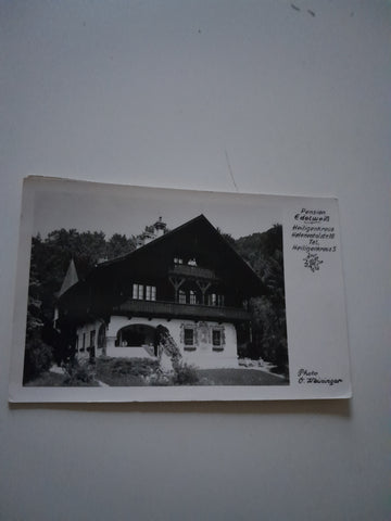 AK Heiligenkreuz. Pension Edelweiß. Helenentalstraße 16.