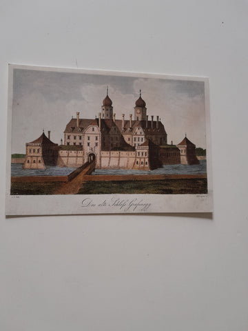 AK Schloss Grafenegg bei Krems. nach einem Stich von Vischer 1672.