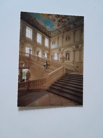 AK Benediktinerstift Göttweig. Kaiserstiege.