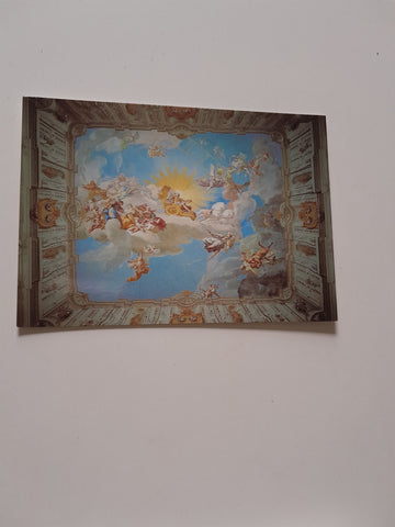AK Stift Göttweig. Kaiserstiege Deckenfresko. Die Apotheose Karls VI von Paul Troger.