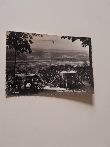 AK Stiftskeller Göttweig Blick gegen Krems.