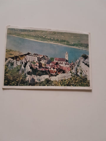 AK Wachau. Dürnstein. Blick von der Burgruine.