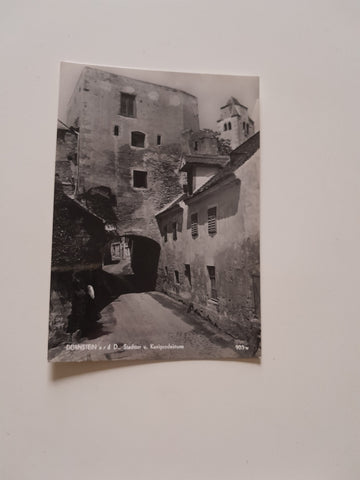 AK Dürnstein an der Donau. Stadttor u. Kunigundenturm.