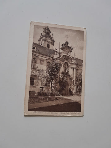 AK Dürnstein in der Wachau. Portal der Stiftskirche. (1926)