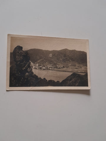 AK Wachau, Dürnstein vom rechten Ufer. (1913)