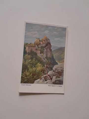 AK Ruine Aggstein i.d. Wachau. (Leopold Schweiger)