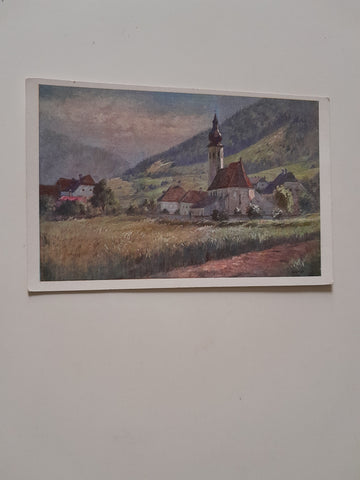 AK Markt Aggsbach in der Wachau. (Otto Luhde)