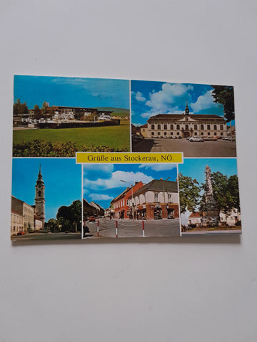 AK Grüße aus Stockerau.