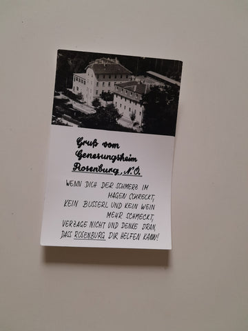 AK Gruß vom Genesungsheim Rosenburg.