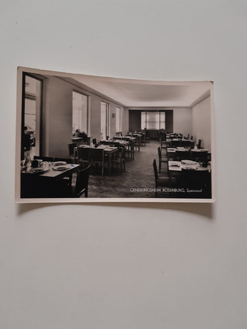 AK Genesungsheim Rosenburg, Speisesaal.