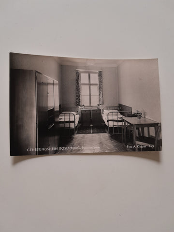 AK Genesungsheim Rosenburg, Patientenzimmer.