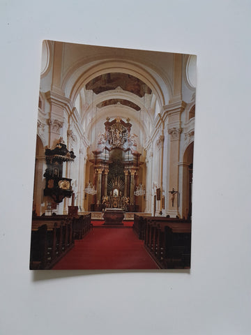 AK Maria Dreieichen Wallfahrtskirche. Hochaltar.
