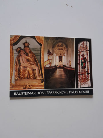 AK Pfarrkirche Drosendorf. Bausteinaktion.