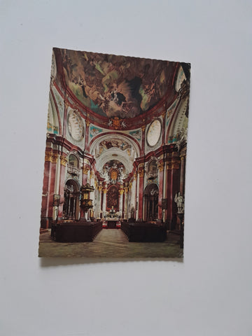AK Stift Altenburg. Stiftskirche Blick z. Hochaltar.