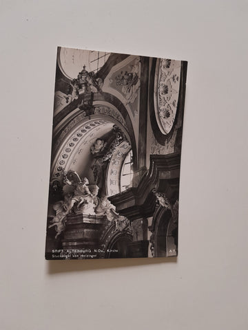 AK Stift Altenburg. Kirche. Stuckengel von Holzinger.
