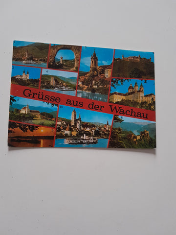AK Grüsse aus der Wachau.
