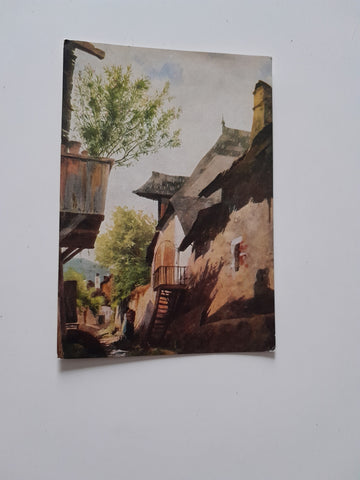 AK Weißenkirchen in der Wachau. Bachgasse. (Eduard Zetsche)