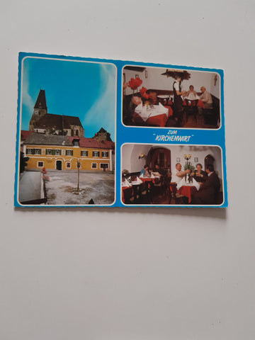 AK Weißenkirchen in der Wachau. Gasthaus Zum Kirchenwirt. Fam. Köck. Kremserstraße 17.