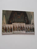 AK Spitz an der Donau. Pfarrkirche mit 12 Apostelstatuen an der Orgelempore.