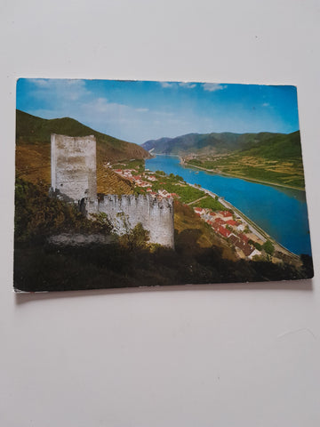 AK Spitz an der Donau. Ruine Hinterhaus.