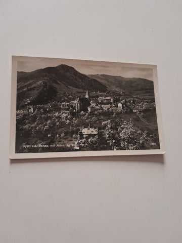 AK Spitz an der Donau mit Jauerling. (1932)