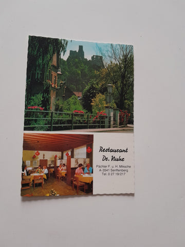 AK Senftenberg. Restaurant Dr. Nuhr. Pächter: F. u. H. Miksche.