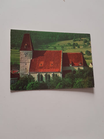 AK Maria Laach am Jauerling. Gotische Wallfahrtskirche.