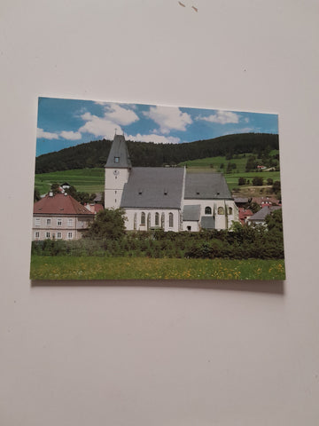 AK Maria Laach am Jauerling. Gotische Wallfahrtskirche.