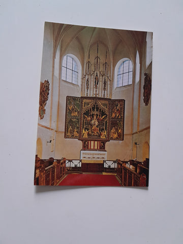 AK Wallfahrtskirche Maria Laach am Jauerling. Spätgotischer Doppelflügelaltar.