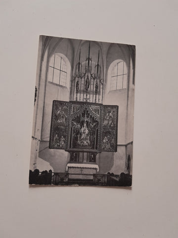AK Maria Laach am Jauerling. Pfarrkirche. Gotischer Doppel-Flügelaltar.