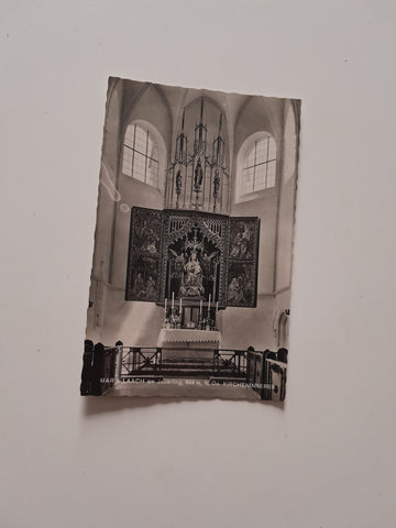 AK Maria Laach am Jauerling. Kircheninneres.