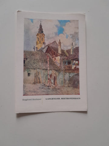 AK Langenlois. Beethovenhaus. (Siegfried Stoitzner)