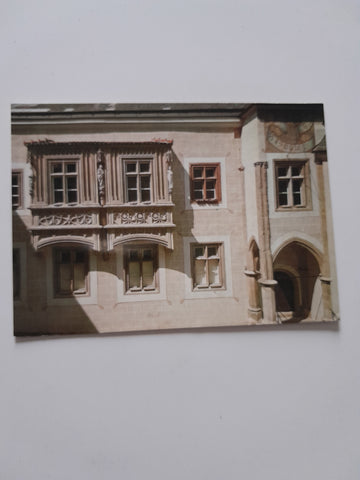AK Stift Klosterneuburg. Gotischer Erker.