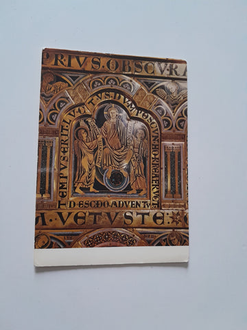 AK Stift Klosterneuburg. Die Wiederkunft Christi. Detail vom Emailaltar des Nikolaus von Verdun.