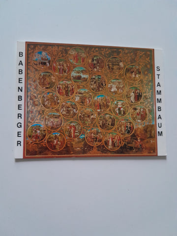AK Klosterneuburg. Babenberger Stammbaum. Stiftsmuseum.
