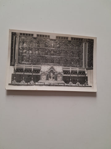 AK  Klosterneuburg. Verduner Altar mit dem neuen Reliquienschrein des hl. Leopold.