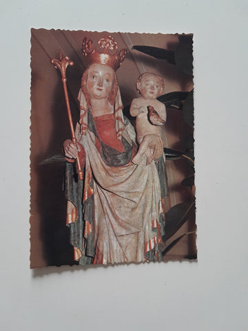 AK Kirchberg/Wagram. Pfarrkirche. Gotische Madonna.