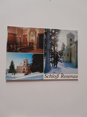 AK Schloß Rosenau. Zwettl. Freimaurermuseum.