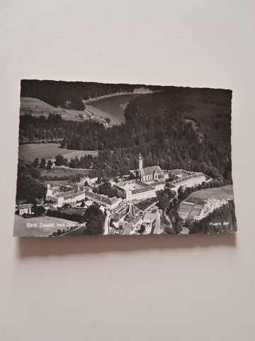 AK Stift Zwettl mit Stausee.