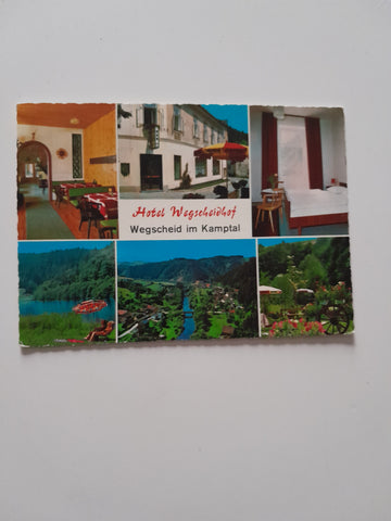 AK Wegscheid am Kamp. Hotel Wegscheidhof Inh.: E. u. W. Steinhauer.