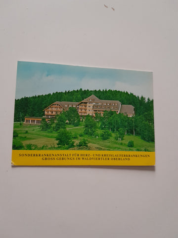 AK Groß Gerungs. Sonderkrankenanstalt für Herz- und Kreislauferkrankungen.
